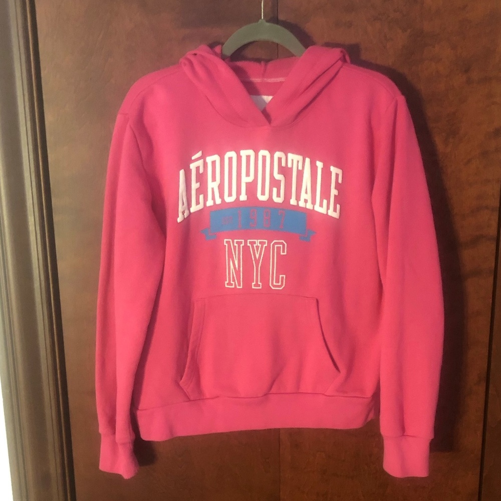 Aeropostale pink pullover hoodie
